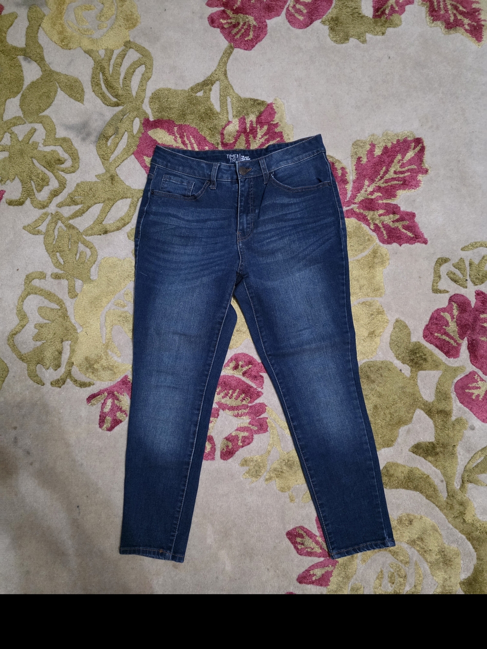 Time and Tru Dark Blue Skinny Jeans - Women